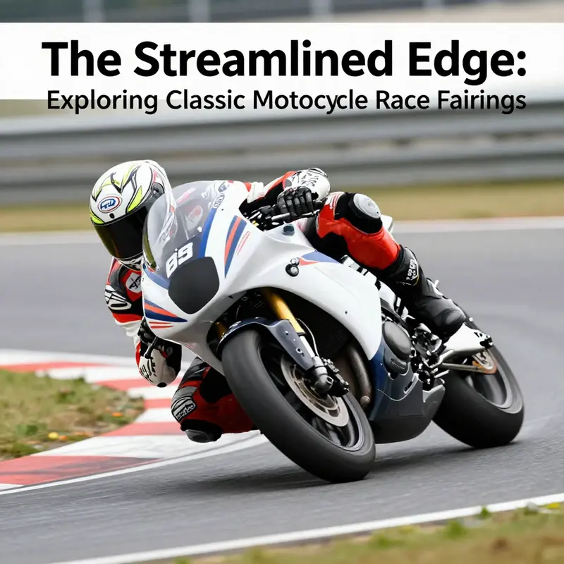 Classic motorcycles equipped with race fairings enhance speed and efficiency on the track.
