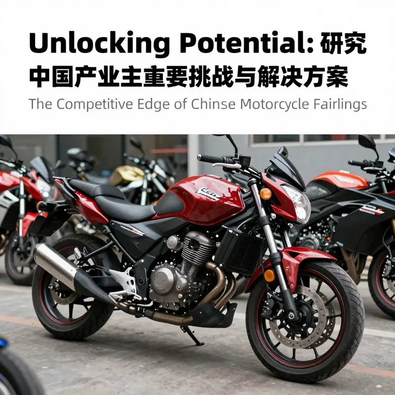 A busy manufacturing plant dedicated to motorcycle fairing production in China.