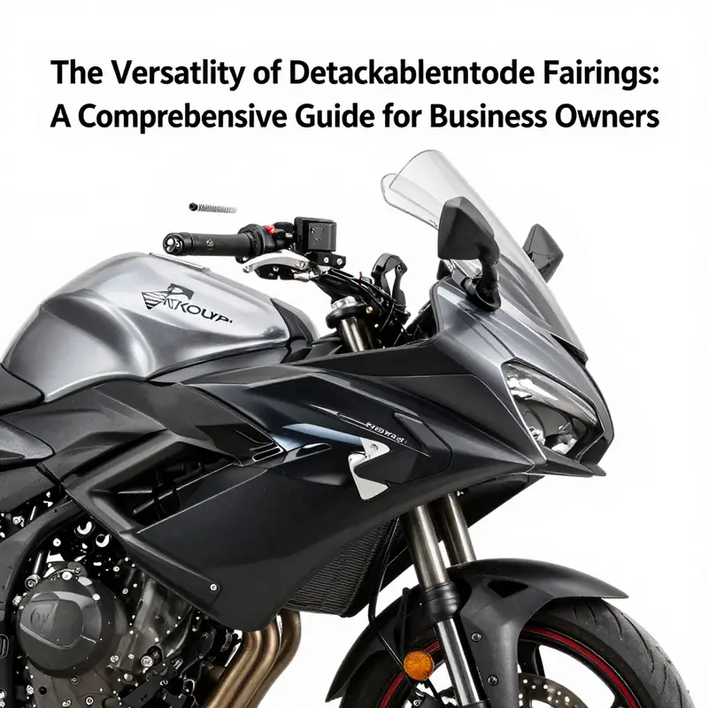 Different styles of detachable motorcycle fairings designed for various riding preferences.