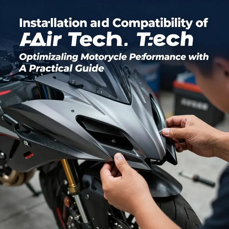 A variety of Air Tech motorcycle fairings displaying composite materials and innovative design.