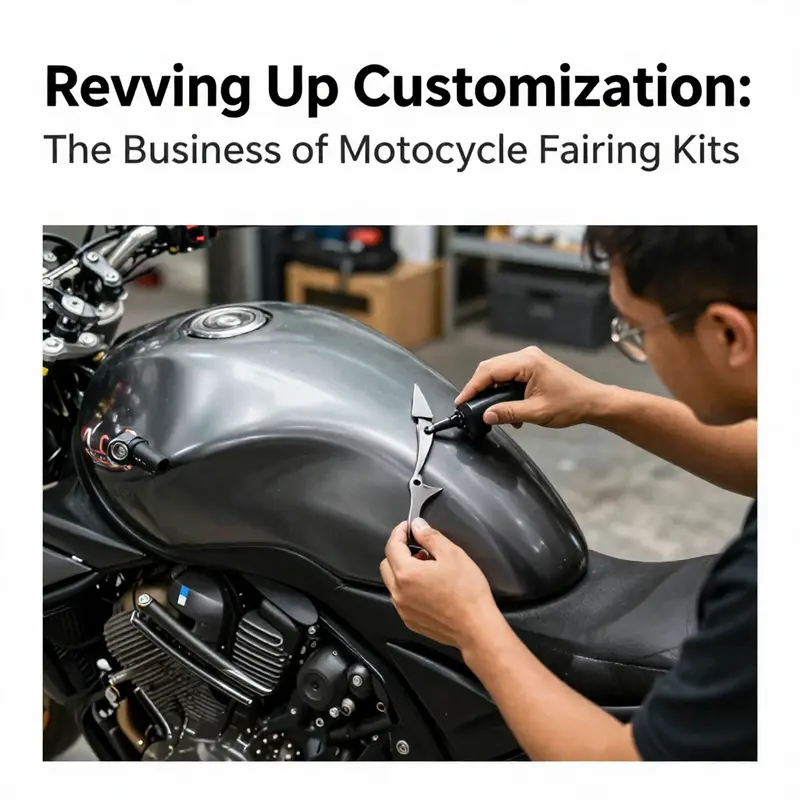 Motorcycles sporting custom fairing kits that boost performance and aerodynamics.