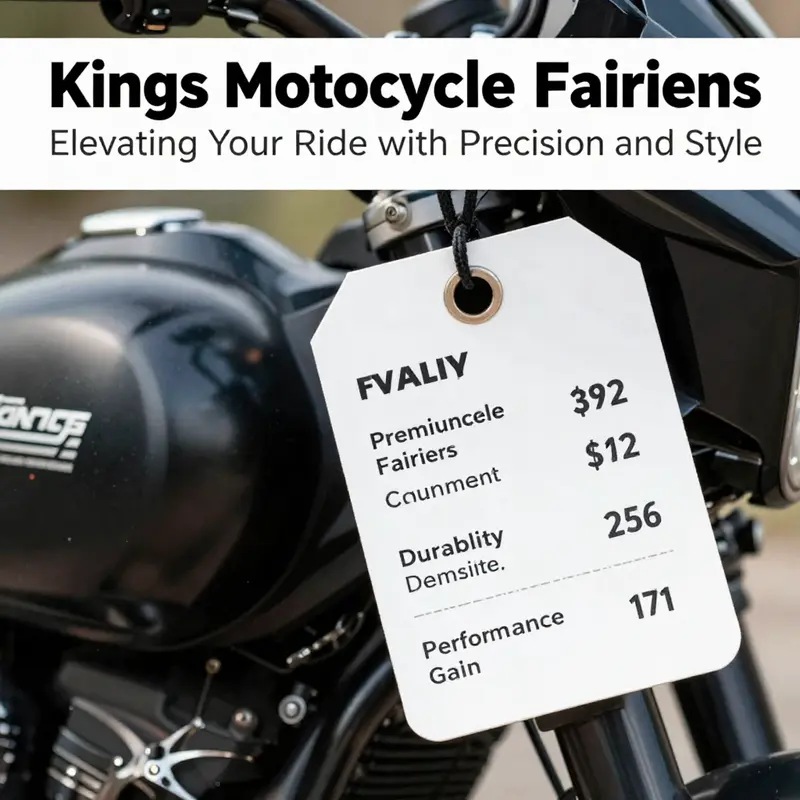 Highlighting the quality materials used in Kings motorcycle fairings, emphasizing their durability and construction.