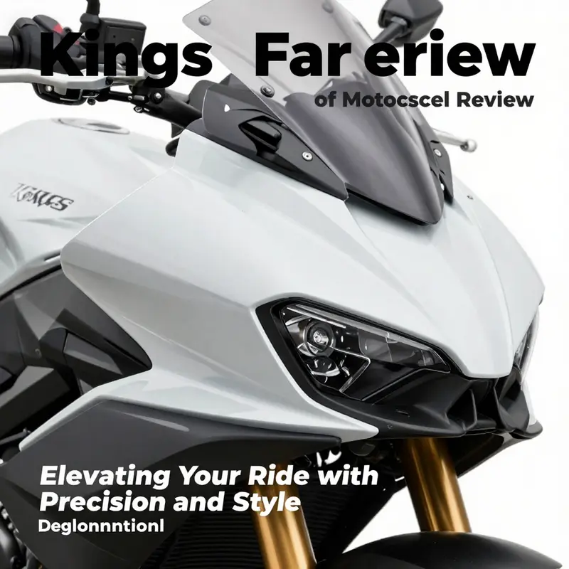 Highlighting the quality materials used in Kings motorcycle fairings, emphasizing their durability and construction.