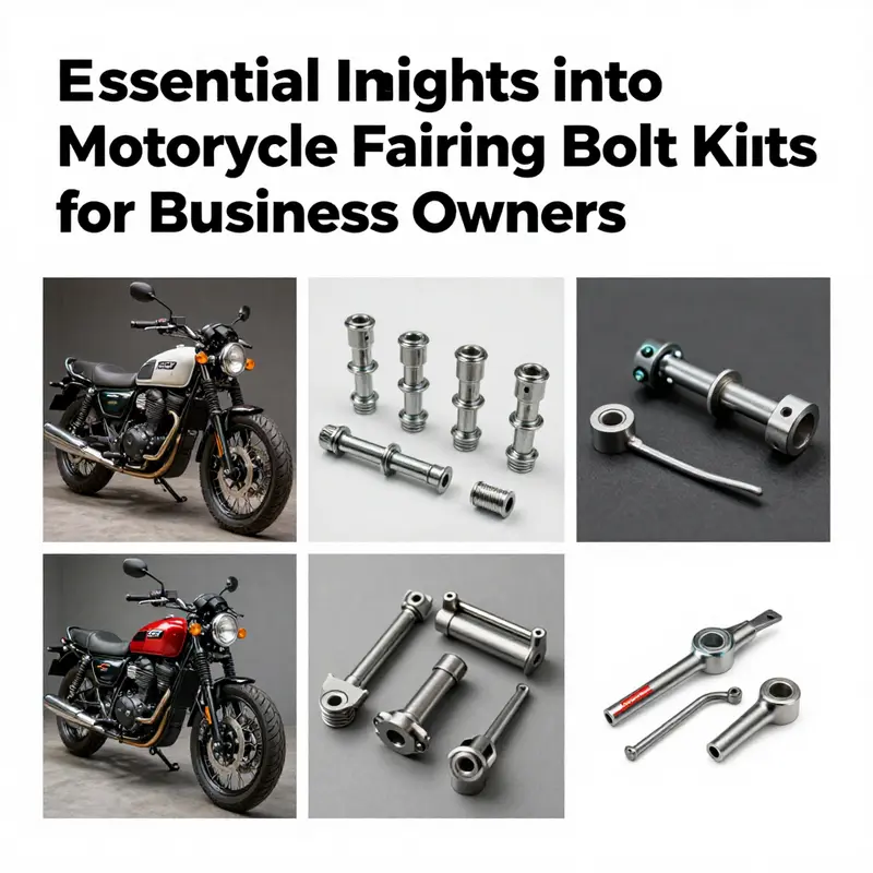 Examine the superior materials used in fairing bolt kits for durability.