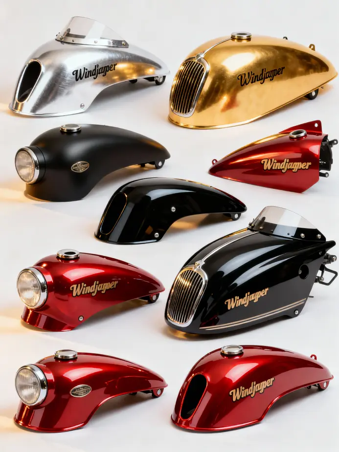 The Honda GL1100 with a Windjammer fairing, highlighting the iconic design and aesthetic that defined a generation of motorcycles.