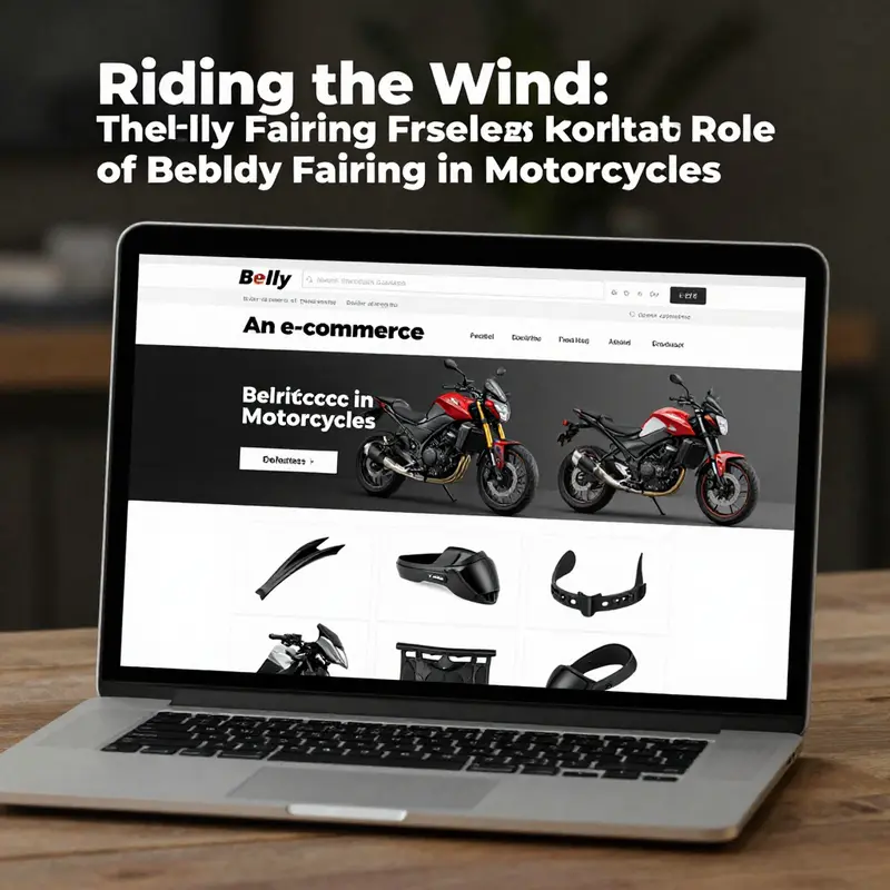 Sleek motorcycle design demonstrating the aerodynamic efficiency provided by a belly fairing.