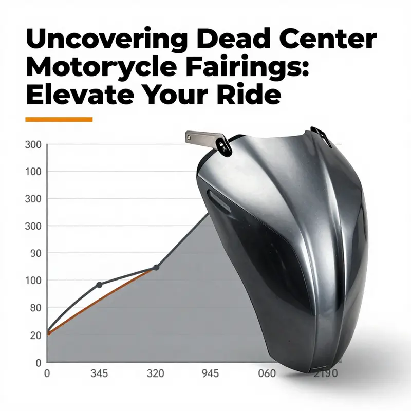 An infographic illustrating the different types of Dead Center motorcycle fairings and their characteristics.