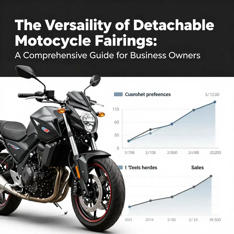Different styles of detachable motorcycle fairings designed for various riding preferences.