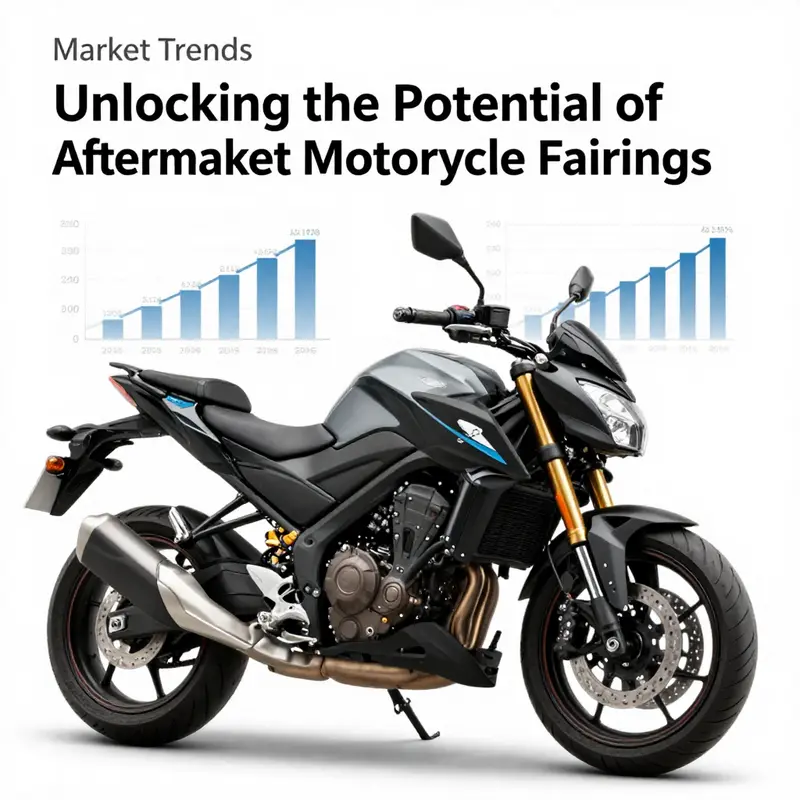 Different materials for aftermarket motorcycle fairings, highlighting aspects of durability and aesthetics.