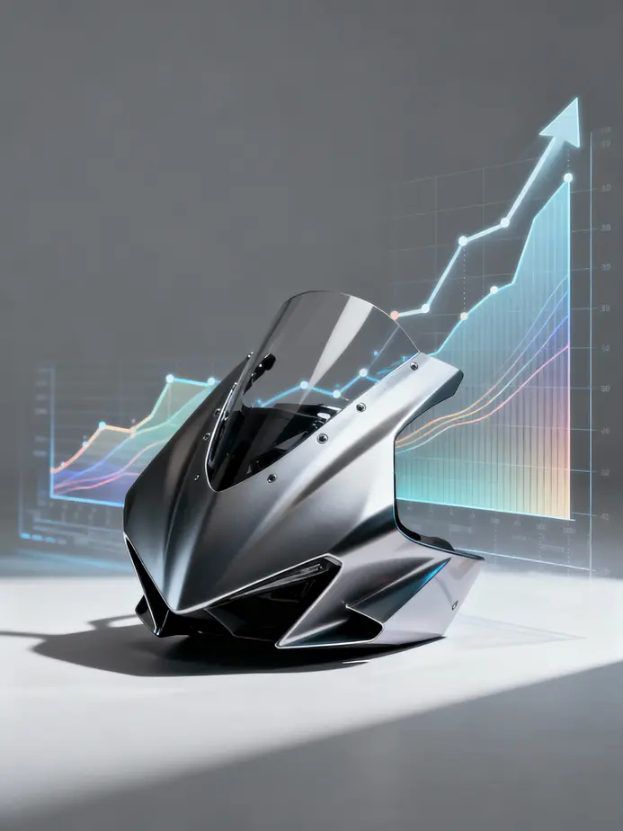 A diverse array of aftermarket rifle motorcycle fairings demonstrating various designs and features.