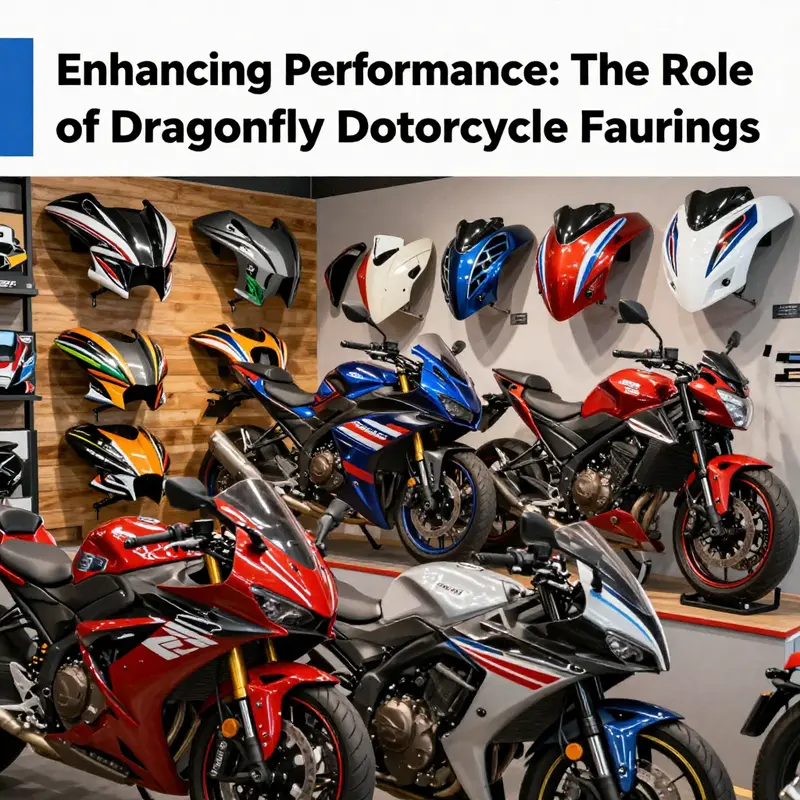 The aerodynamic design of a Dragonfly motorcycle fairing enhancing performance.