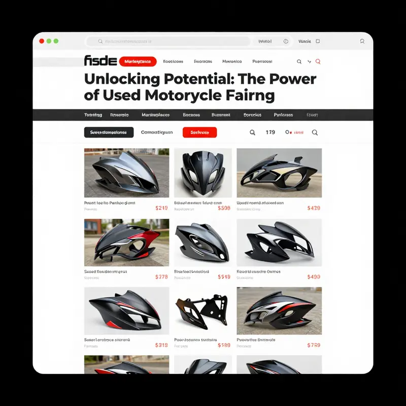 A motorcycle undergoing customization with used fairings in a garage setting.