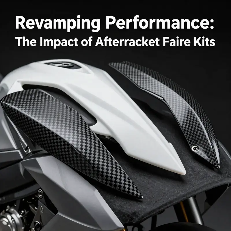 Aftermarket fairing kits significantly enhance the performance and aesthetics of sportbikes.