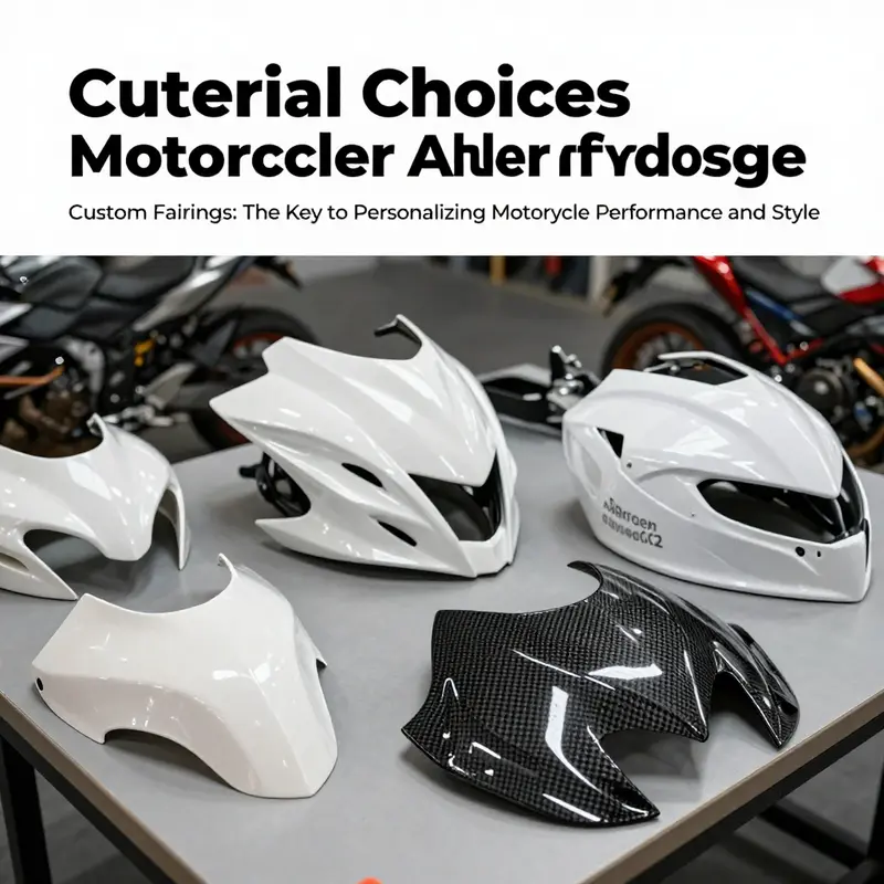 Custom fairings that enhance both the performance and aesthetics of a motorcycle.
