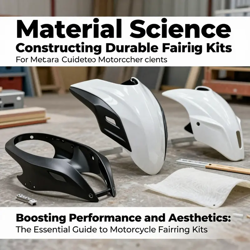 Aerodynamic motorcycle with fairing kit demonstrating enhanced speed and stability.