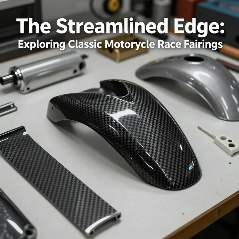 Classic motorcycles equipped with race fairings enhance speed and efficiency on the track.