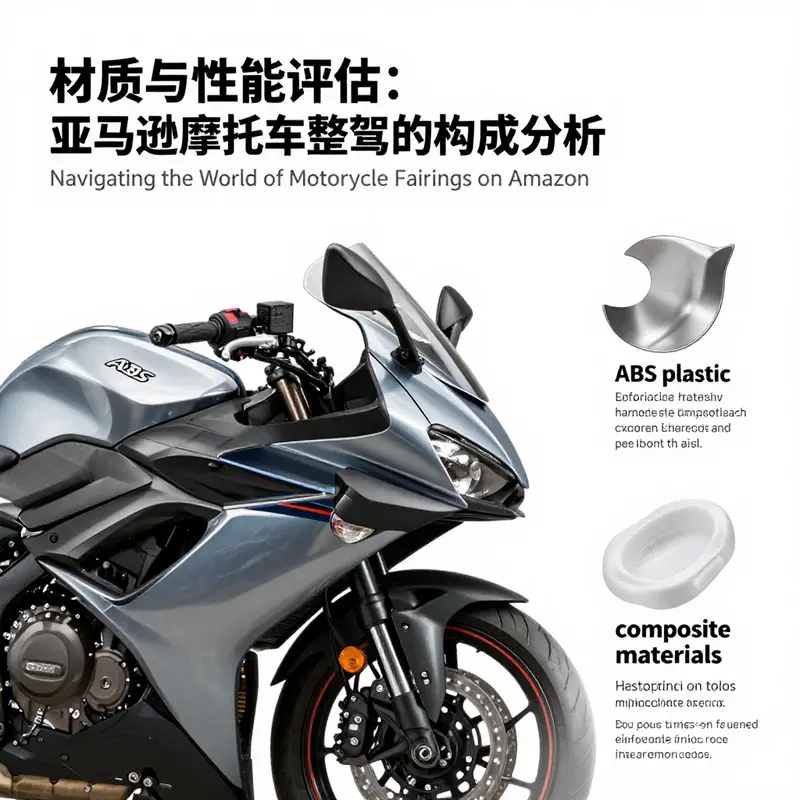 A diverse selection of motorcycle fairings available on Amazon, highlighting their applicability across different models.