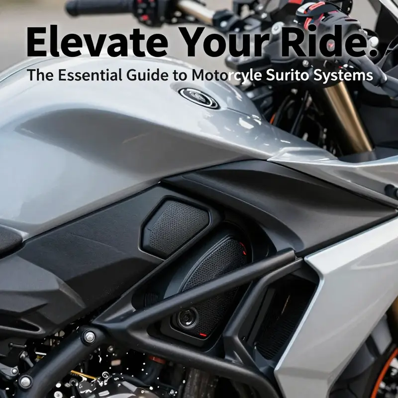Seamless integration of audio systems within motorcycle fairings enhances both sound quality and aesthetics.