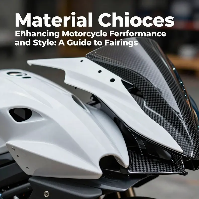 Different types of motorcycle fairings displayed on various motorcycle models.