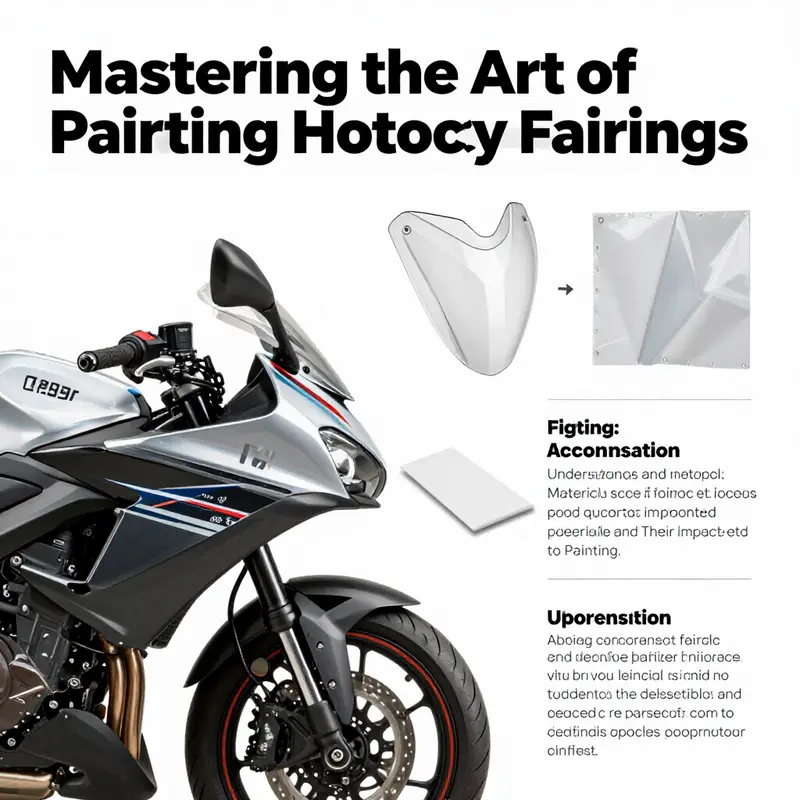 Essential tools and steps for preparing motorcycle fairings for painting.