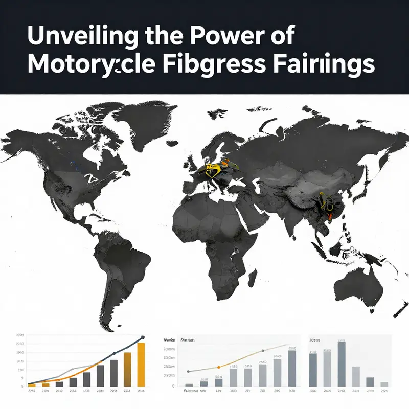 A racing motorcycle equipped with high-performance fiberglass fairings, highlighting their aerodynamic design.