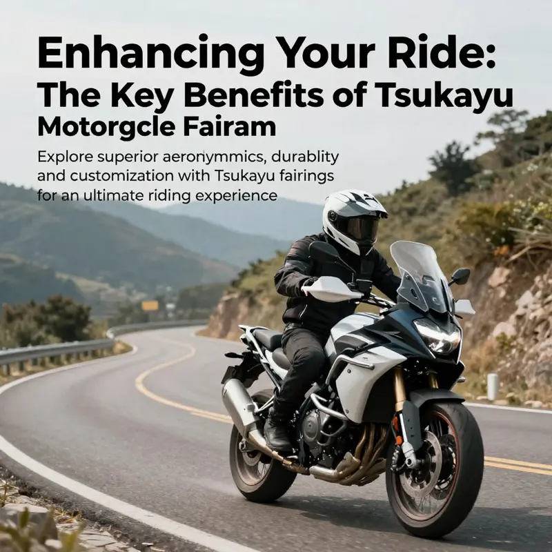 A scenic motorcycle ride on a winding road through picturesque landscapes.