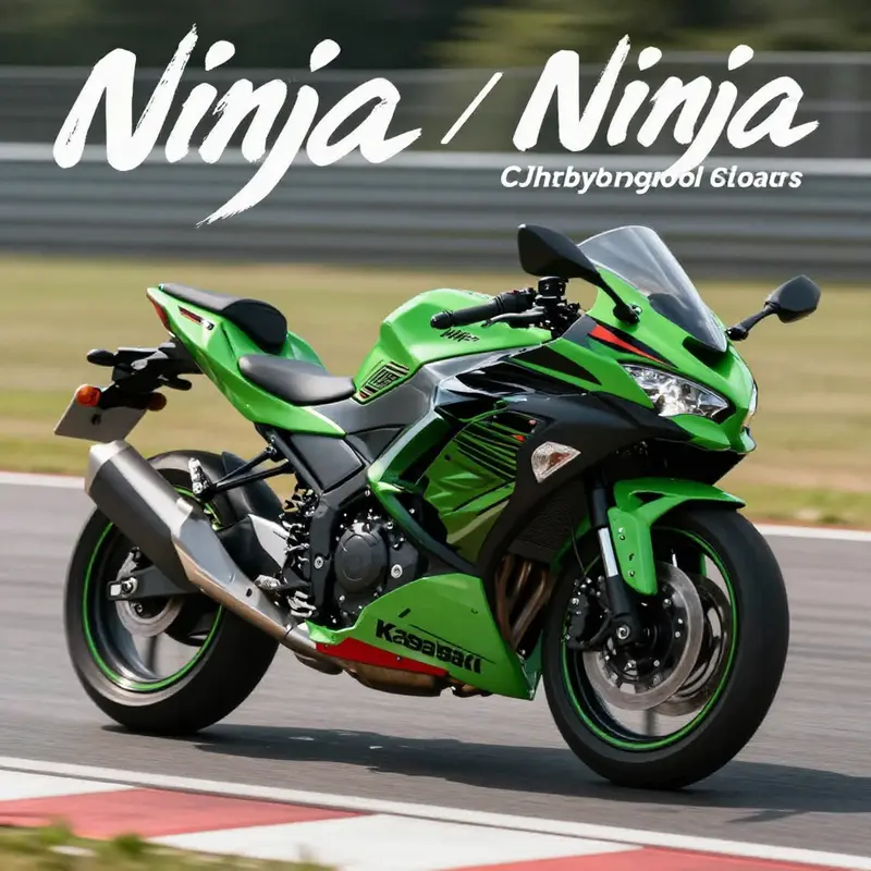 The Kawasaki Ninja flaunts its aerodynamic fairings while hitting the track, demonstrating superior airflow management.