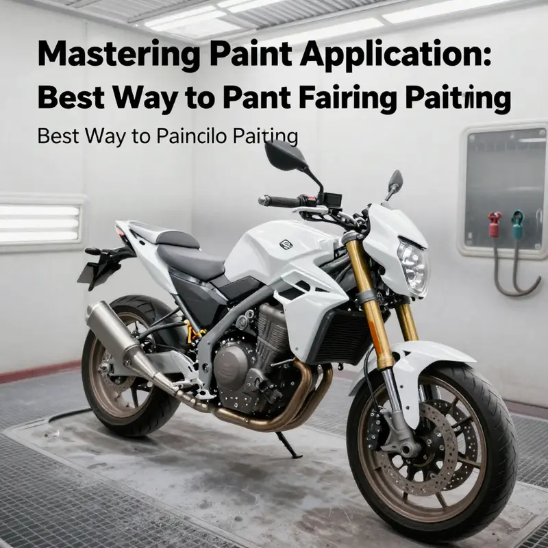 Thorough cleaning and sanding are crucial elements in preparing motorcycle fairings for painting.