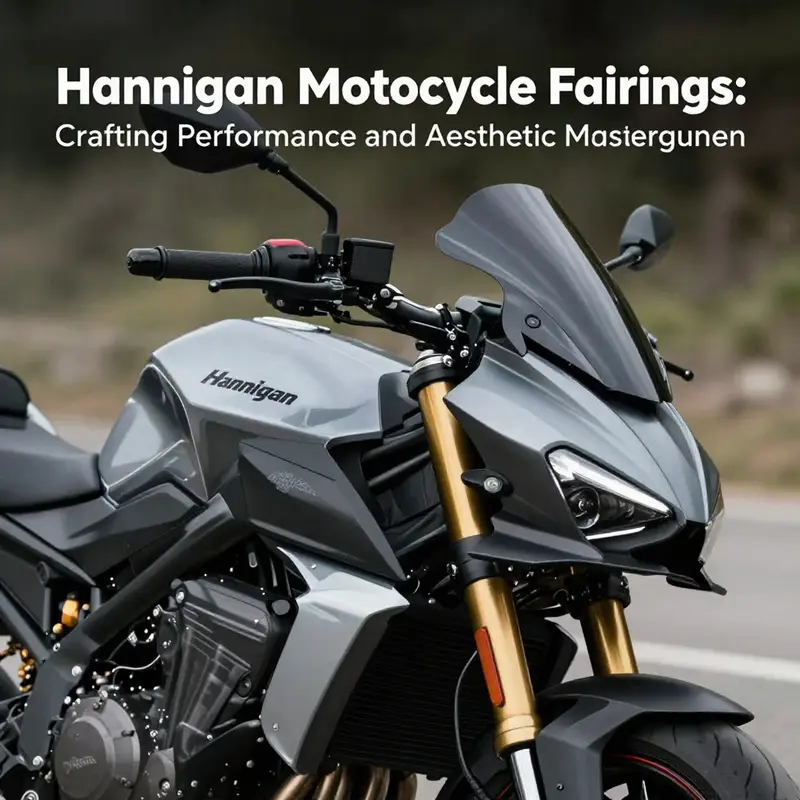 An artisan handcrafting a Hannigan motorcycle fairing reflects the meticulous attention to detail and quality that defines the brand.