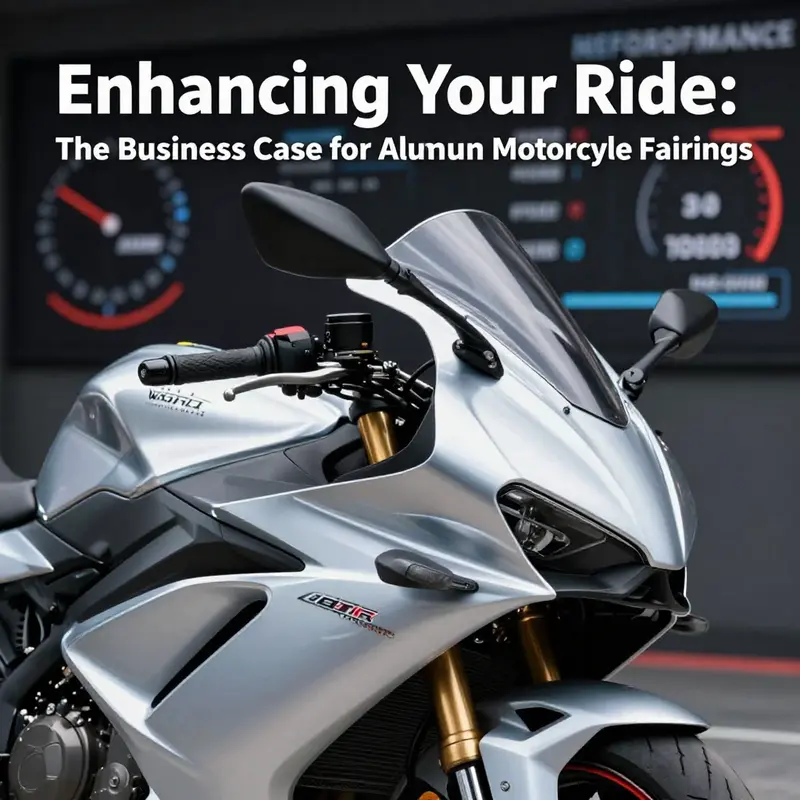 An aluminum motorcycle fairing designed for peak racing performance.