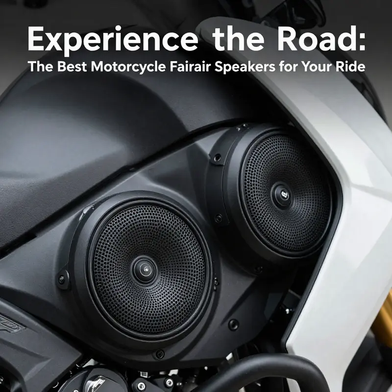 A selection of premium motorcycle fairing speakers, ideal for enhancing your riding audio experience.