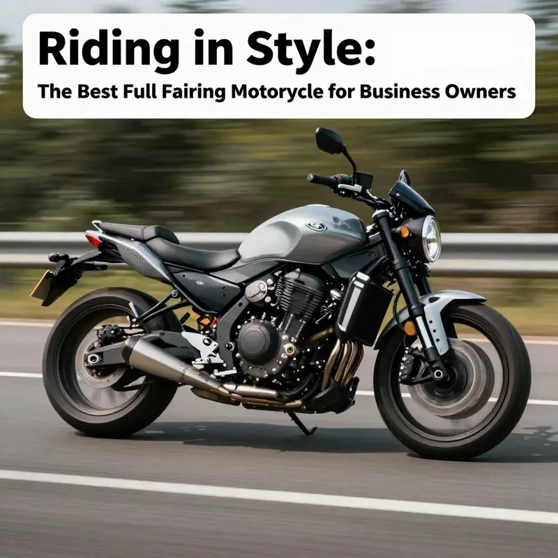 Innovative design elements contribute to the striking appearance and functionality of the best full fairing motorcycle.