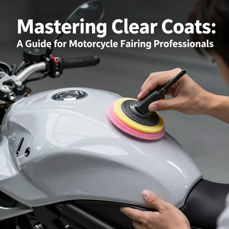 An array of high-quality clear coats designed for motorcycle fairings, highlighting the variety available to business owners.