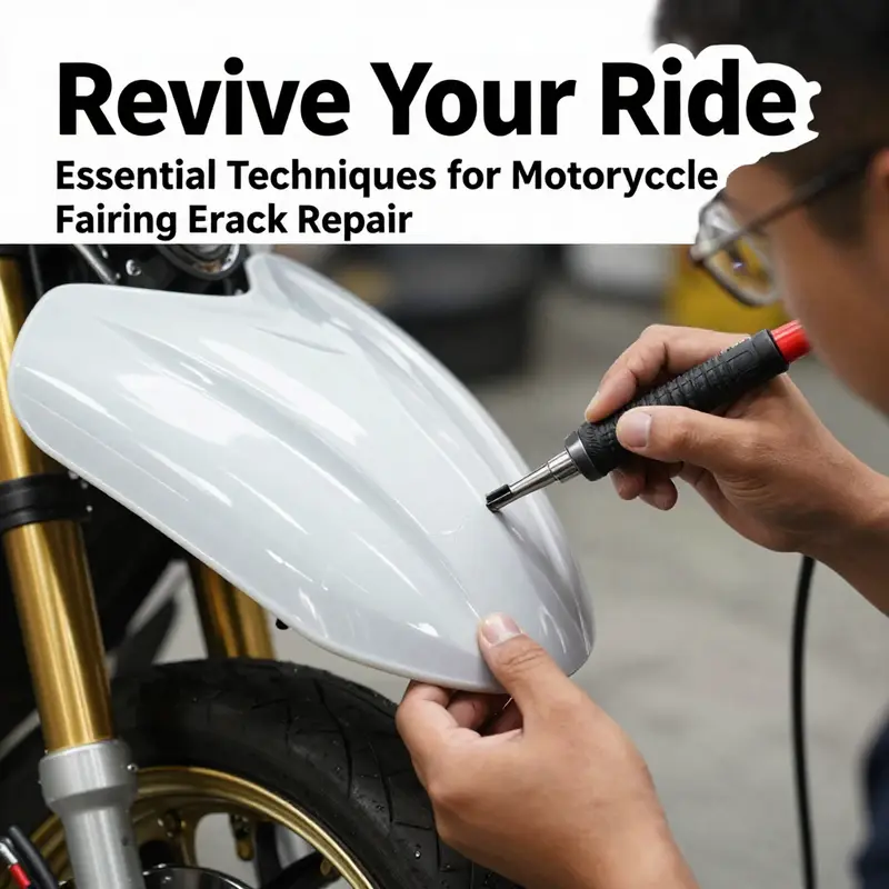 Overview of various motorcycle fairing crack repair methods.