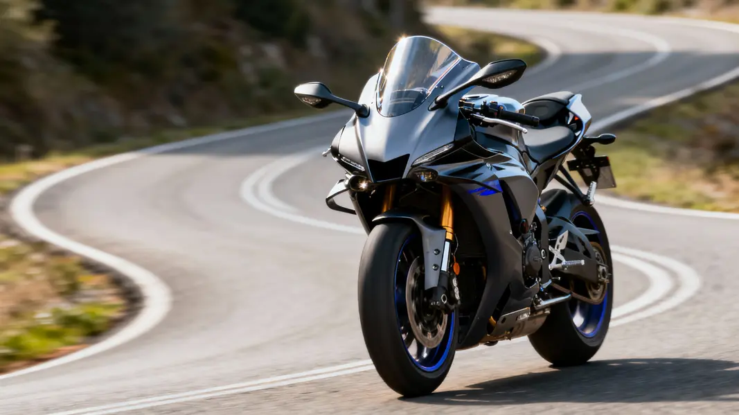 A custom motorcycle with a reckless fairing enhancing both performance and style.