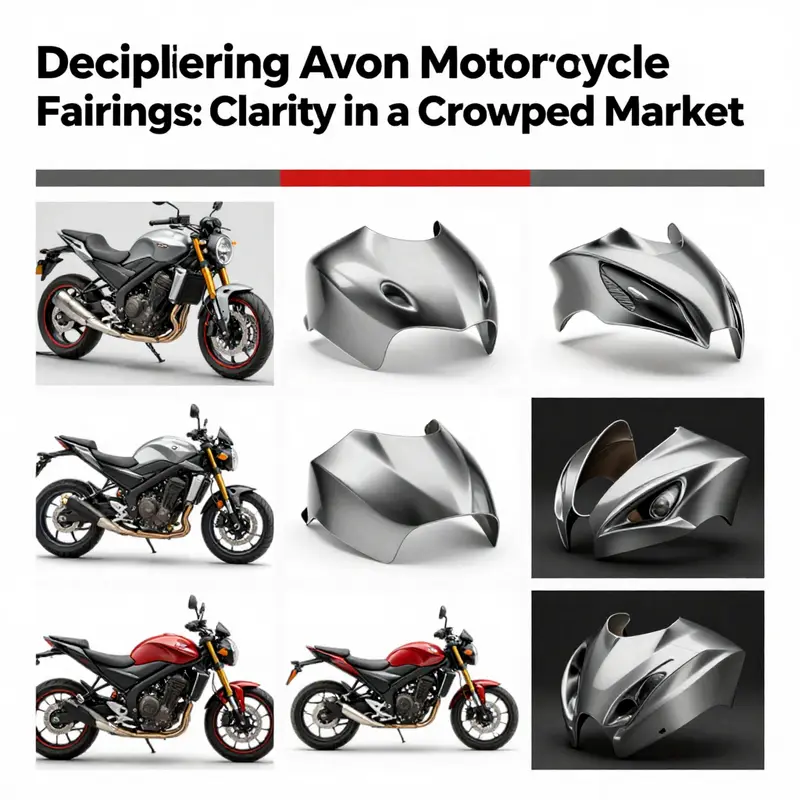 A visual representation of the brand confusion surrounding Avon motorcycle fairings in a competitive landscape.