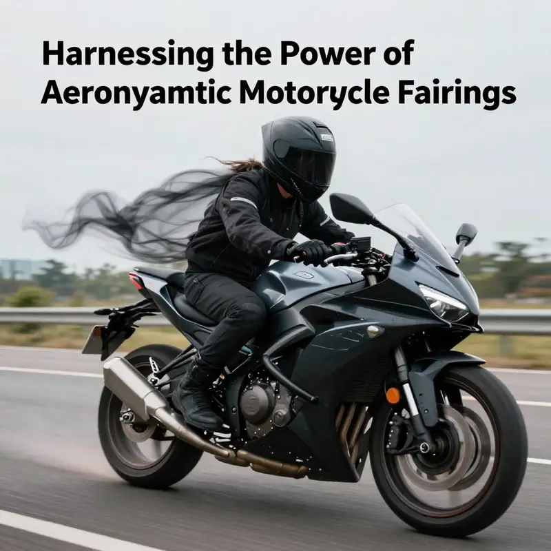 A sport motorcycle with cutting-edge aerodynamic fairing designed for optimal performance.