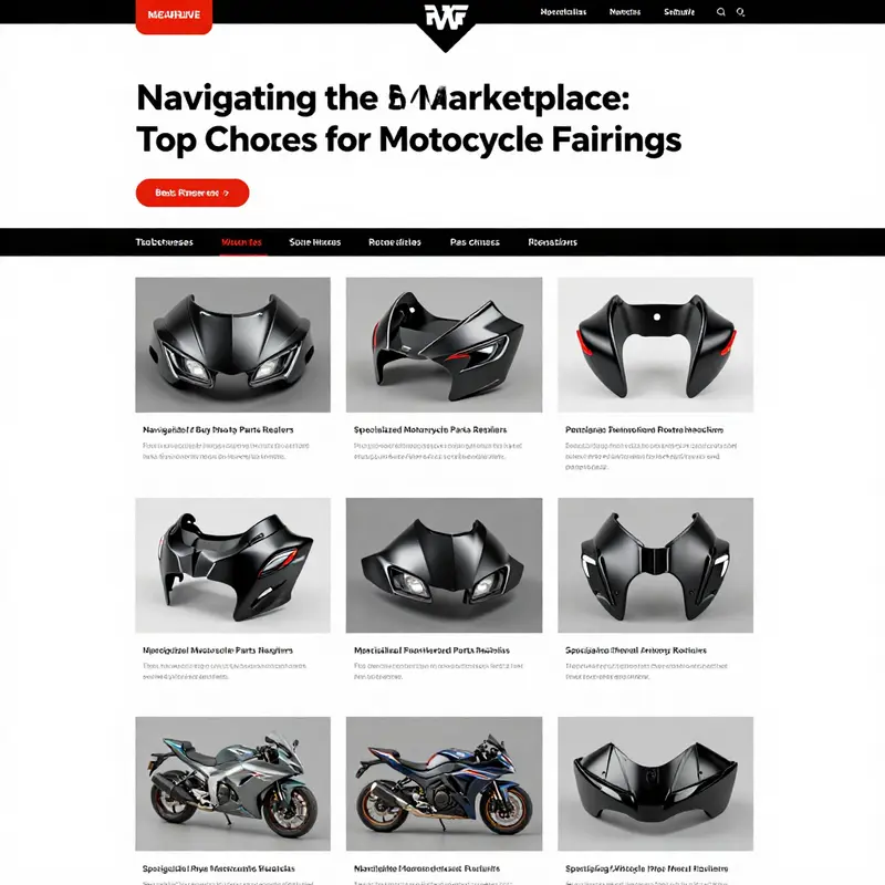 An inviting motorcycle dealership featuring an array of OEM fairings and knowledgeable staff.
