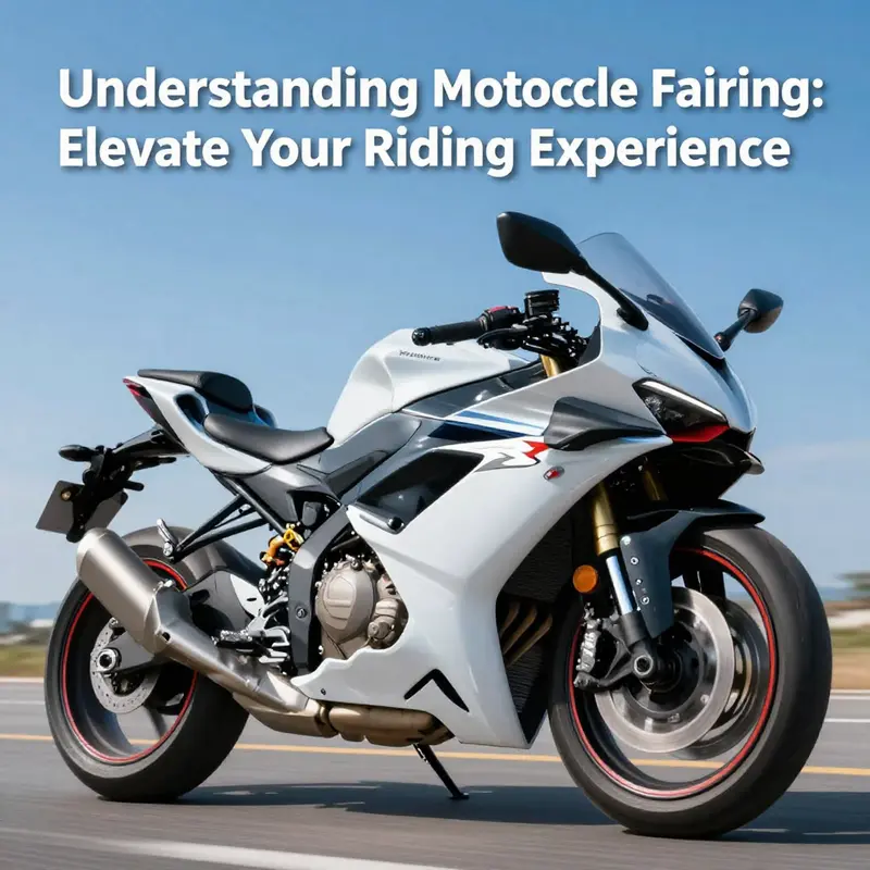 A sport motorcycle emphasizing aerodynamic fairing design for enhanced performance.