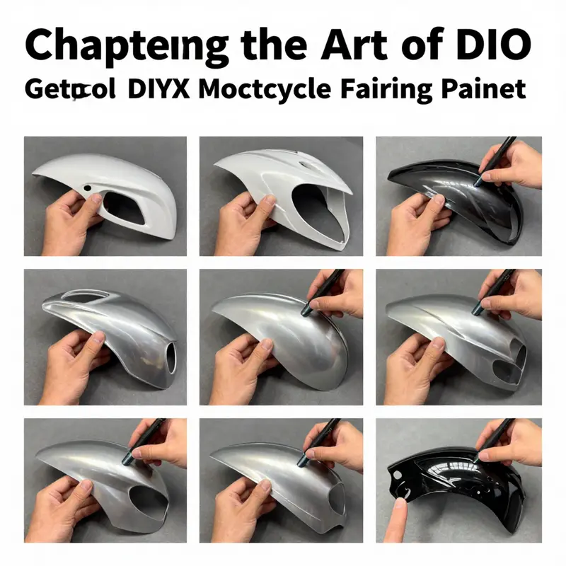 Preparation is key for achieving a durable paint job on motorcycle fairings.