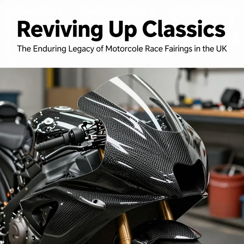 Classic motorcycles adorned with race fairings at a vintage UK racing event, showcasing their historical significance.