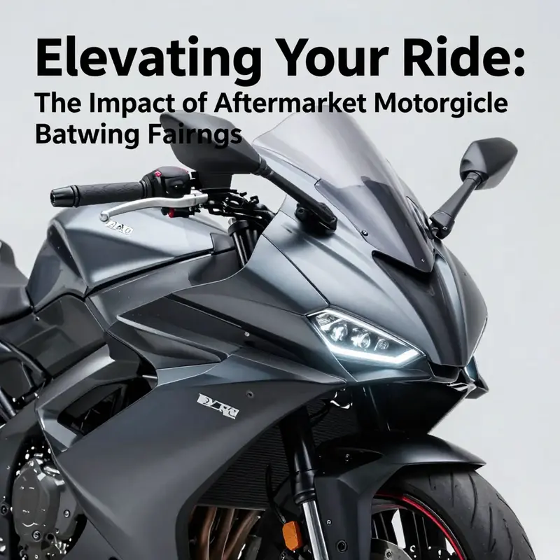A diverse collection of aftermarket batwing fairings highlighting customization options for motorcycle enthusiasts.
