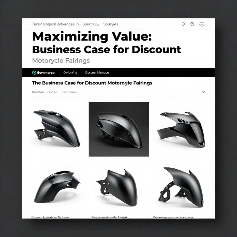 A visual representation of cost savings in the motorcycle fairings market.