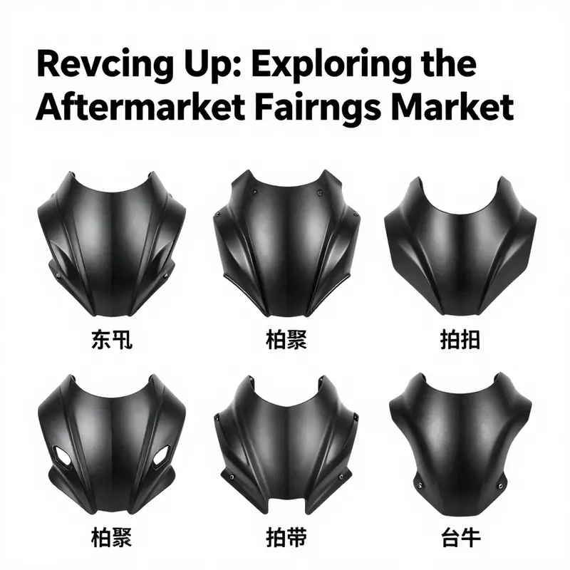 Different types of motorcycle fairings to enhance aesthetics and performance.