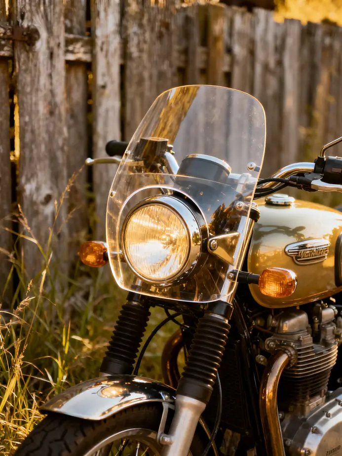 A full fairing set enhances the motorcycle’s aerodynamic profile while providing comprehensive wind protection.