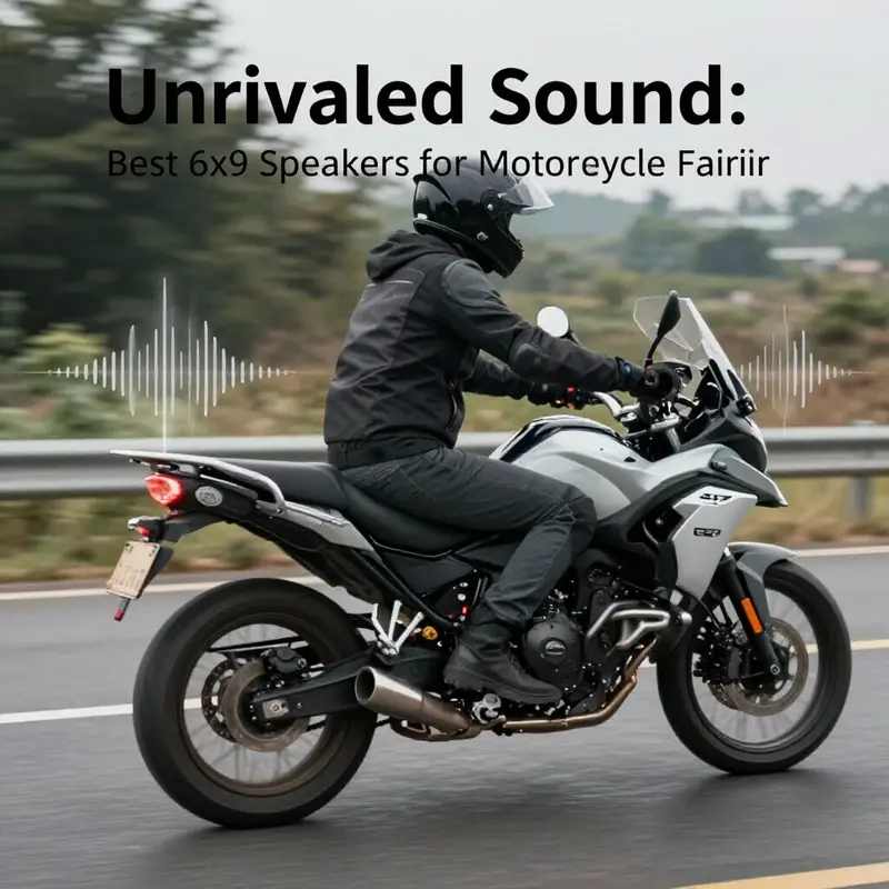 Harley-Davidson Audio Stage III Kit showcasing superior 6×9 speakers within a motorcycle fairing.