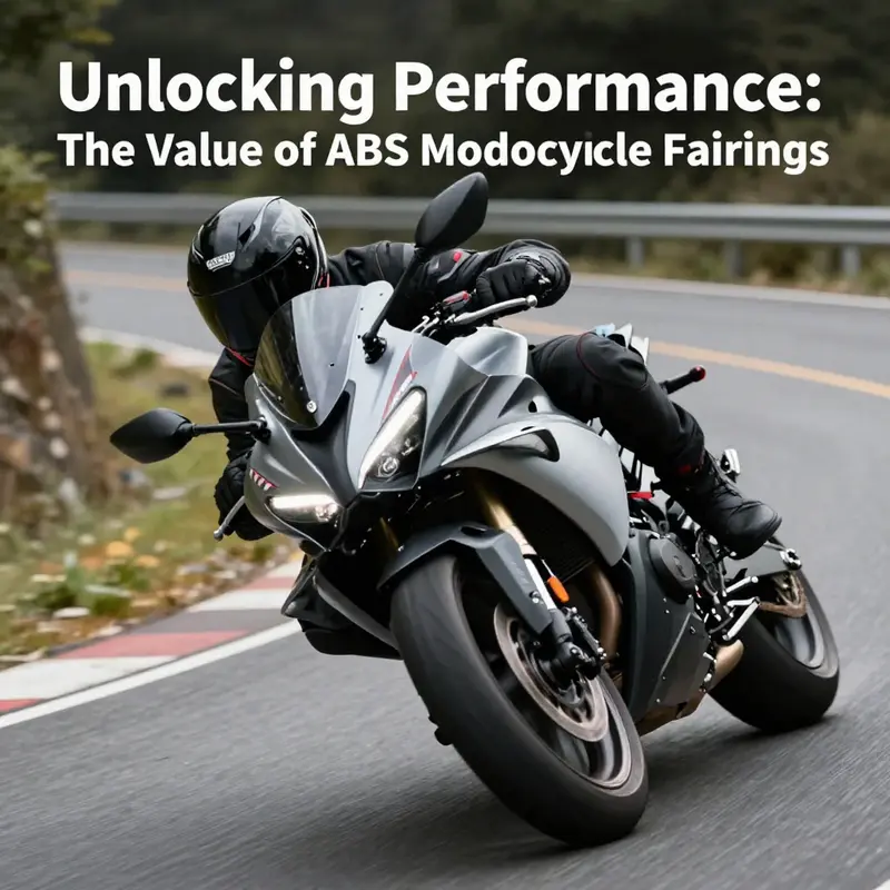 Robust ABS fairings exemplifying durability and performance on a sport bike.