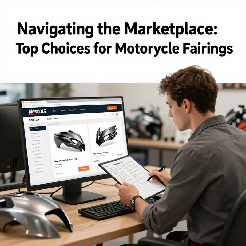 An inviting motorcycle dealership featuring an array of OEM fairings and knowledgeable staff.