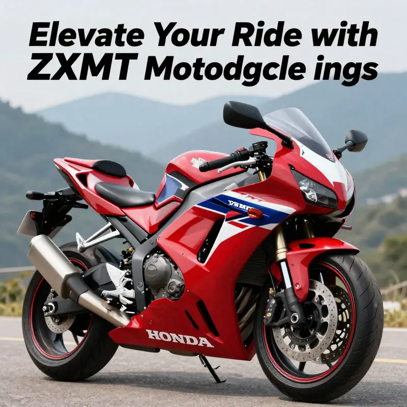 Showcasing the premium quality and finish of ZXMT motorcycle fairings, designed for performance.