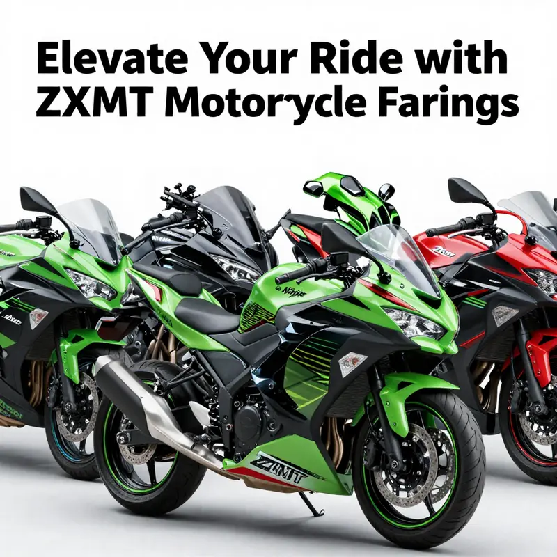Showcasing the premium quality and finish of ZXMT motorcycle fairings, designed for performance.